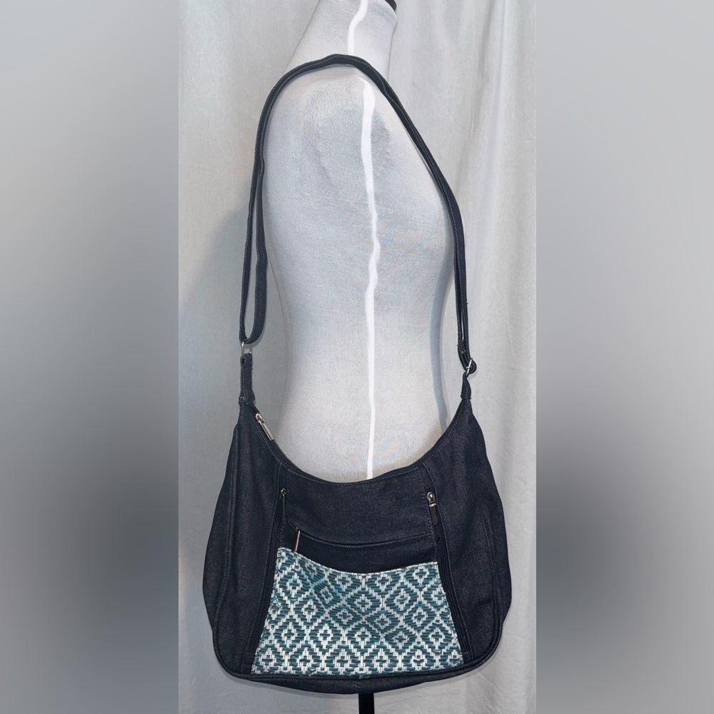 Canyon Sky Denim Shoulder Bag/Purse